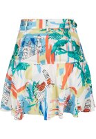 Urban Classics Ladies AOP Satin Mini Skirt