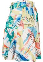 Urban Classics Ladies AOP Satin Mini Skirt
