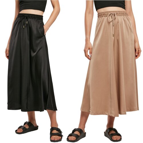 Urban Classics Ladies Satin Midi Skirt