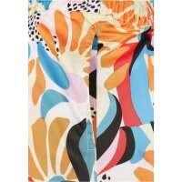 Urban Classics Ladies AOP Satin Midi Skirt