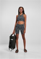 Urban Classics Ladies Tie Dye High Waist Cycle Shorts