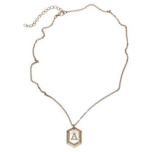 Urban Classics Letter Basic Necklace A one size