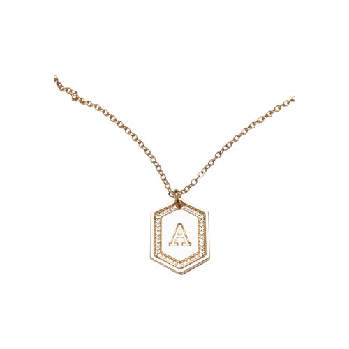 Urban Classics Letter Basic Necklace A one size
