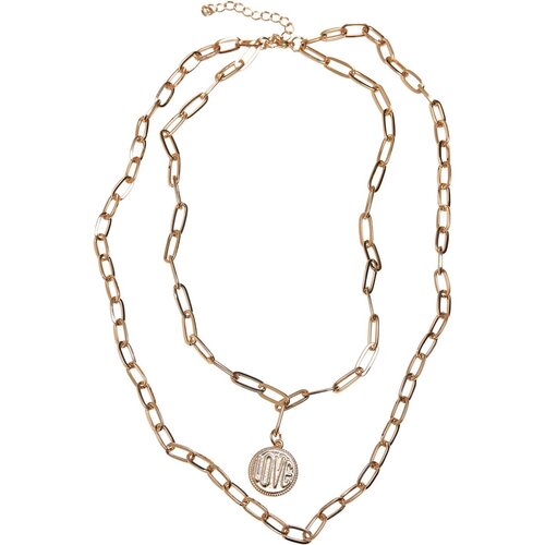 Urban Classics Love Basic Necklace gold one size