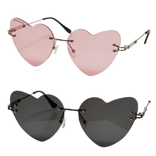 Urban Classics Sunglasses Heart With Chain