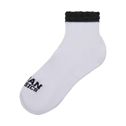 Urban Classics Colored Lace Cuff Socks 5-Pack black/white 35-38