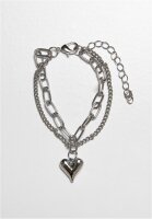 Urban Classics Heart Icon Layering Bracelet