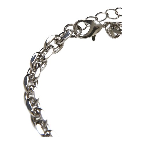 Urban Classics Sideris Chain Bracelet silver L/XL