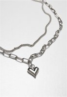 Urban Classics Heart Icon Layering Necklace