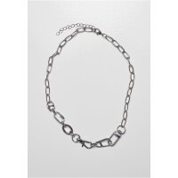 Urban Classics Various Fastener Necklace