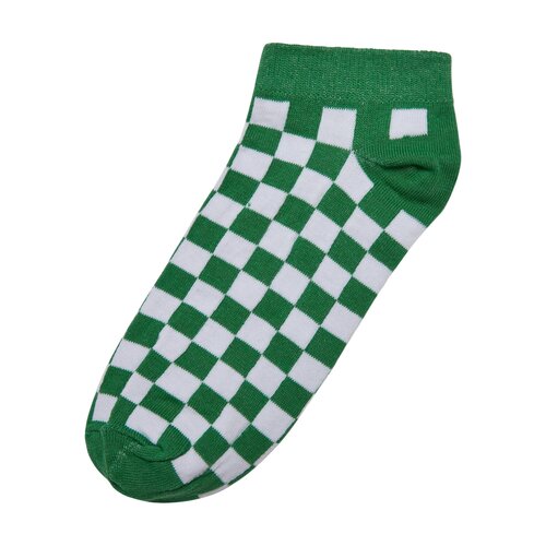 Urban Classics Sneaker Socks Checks 3-Pack orange/green/teal 35-38