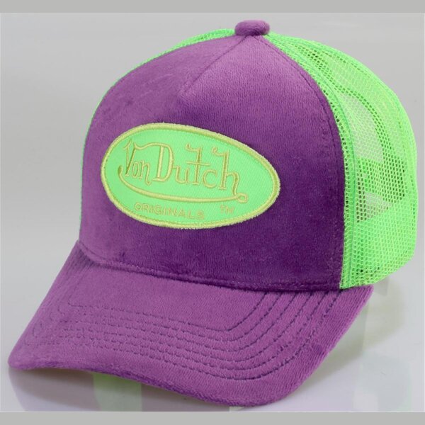Von Dutch Originals Trucker Cap - Kent Violet/Green