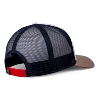 Coastal Trucker Cap HFT Funky Crab White Khaki Navy