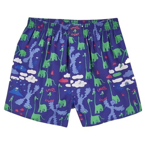 Lousy Livin Boxershorts Dinos   Violett XS