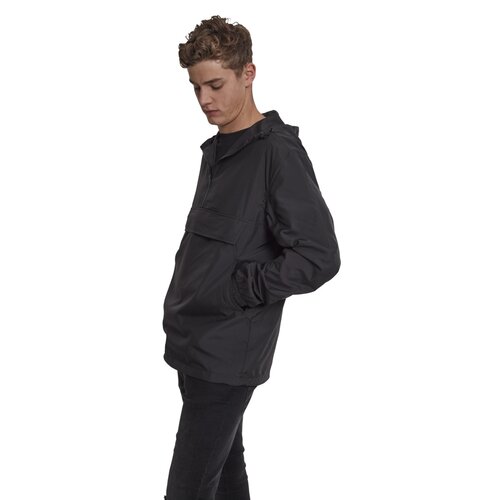 Urban Classics Basic Pull Over Jacket black XS