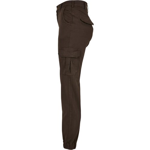 Urban Classics Ladies High Waist Cargo Pants brown 29