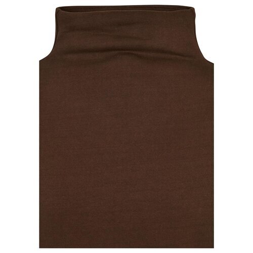 Urban Classics Ladies Organic Short High Neck Crew brown 5XL