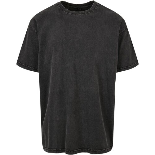 Build Your Brand Acid Washed Heavy Oversized Tee black 3XL