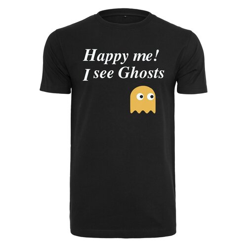 Mister Tee Happy Me I See Ghosts  Tee black XS