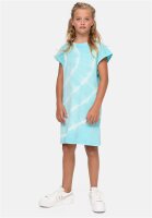 Urban Classics Kids Girls Tie Dye Dress aquablue 110/116