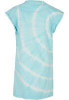 Urban Classics Kids Girls Tie Dye Dress aquablue 110/116