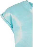 Urban Classics Kids Girls Tie Dye Dress aquablue 110/116