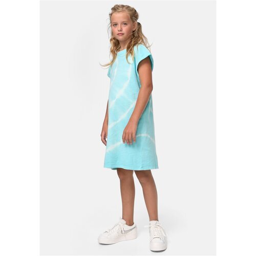 Urban Classics Kids Girls Tie Dye Dress aquablue 146/152