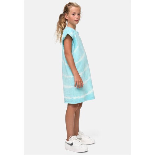 Urban Classics Kids Girls Tie Dye Dress aquablue 146/152