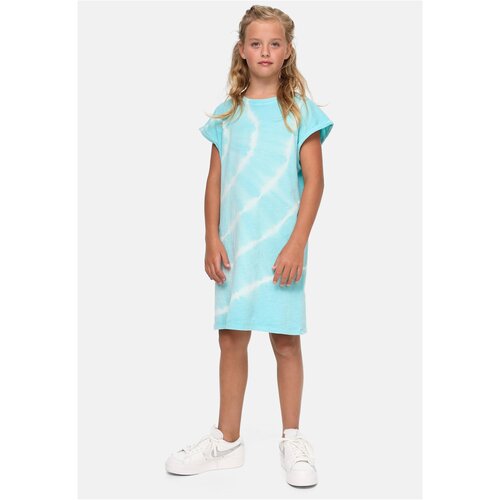Urban Classics Kids Girls Tie Dye Dress aquablue 158/164