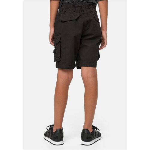Urban Classics Kids Boys Double Pocket Cargo Shorts black 110/116