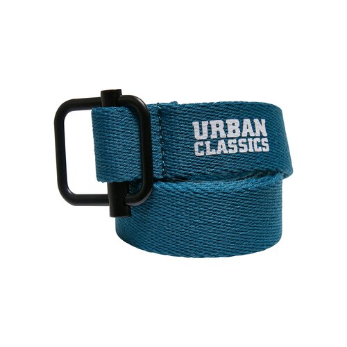 Urban Classics Kids Industrial Canvas Belt Kids 2-Pack black/green one size