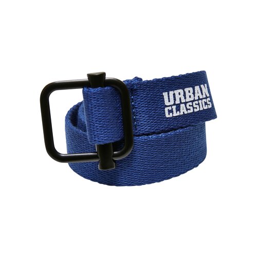 Urban Classics Kids Industrial Canvas Belt Kids 2-Pack black/blue one size