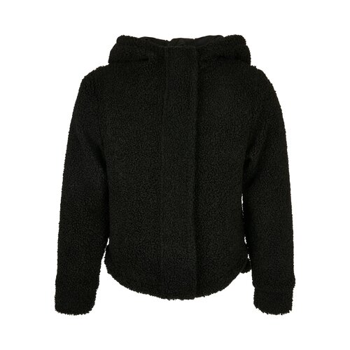 Urban Classics Kids Girls Short Sherpa Jacket black 158/164