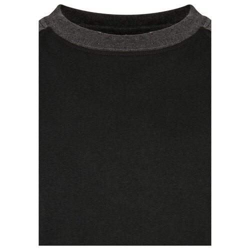 Urban Classics Kids Boys Raglan Contrast Tee black/charcoal 146/152