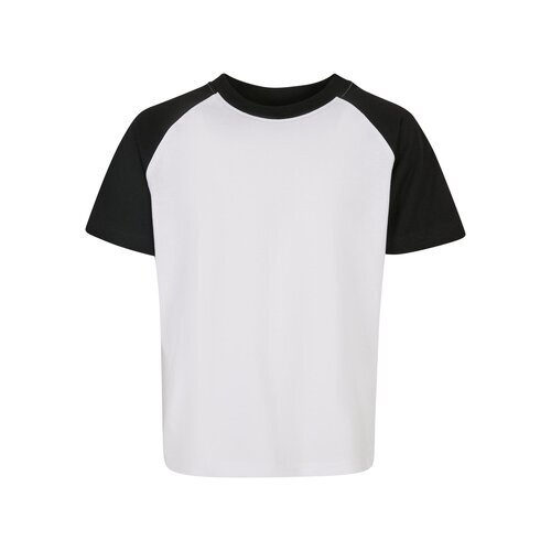 Urban Classics Kids Boys Raglan Contrast Tee 2-Pack white/black+black/charcoal 146/152