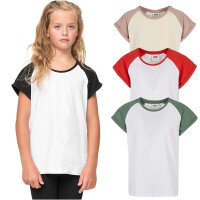 Urban Classics Kids Girls Contrast Raglan Tee