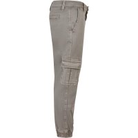 Urban Classics Kids Boys Washed Cargo Twill Jogging Pants grey 110/116