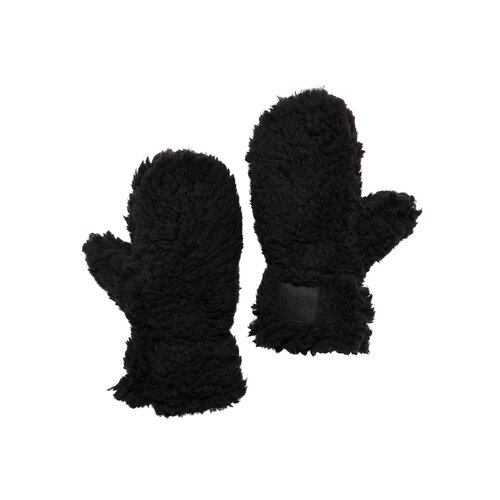 Urban Classics Kids Sherpa Gloves Kids black S/M