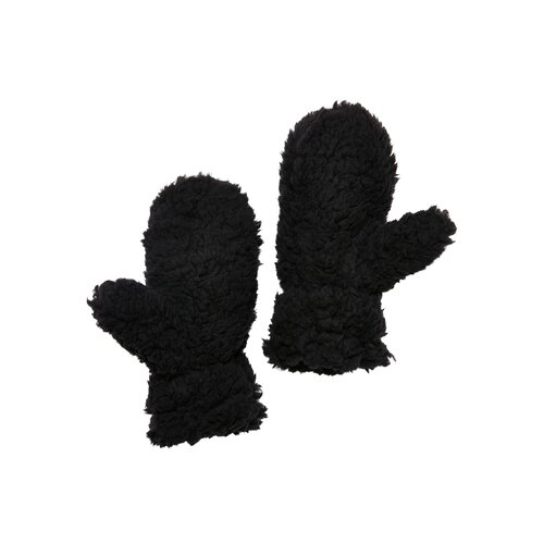Urban Classics Kids Sherpa Gloves Kids black S/M