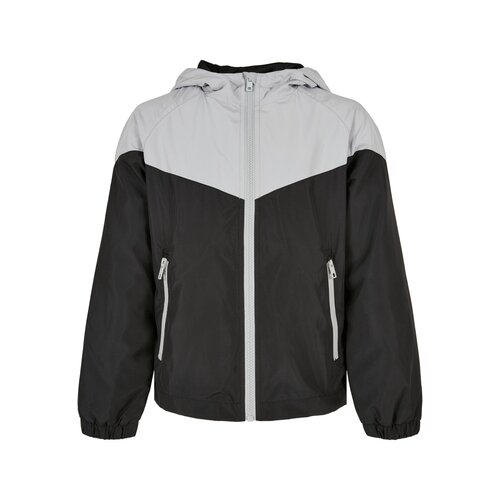 Urban Classics Kids Boys 2-Tone Tech Windrunner asphalt/black 122/128