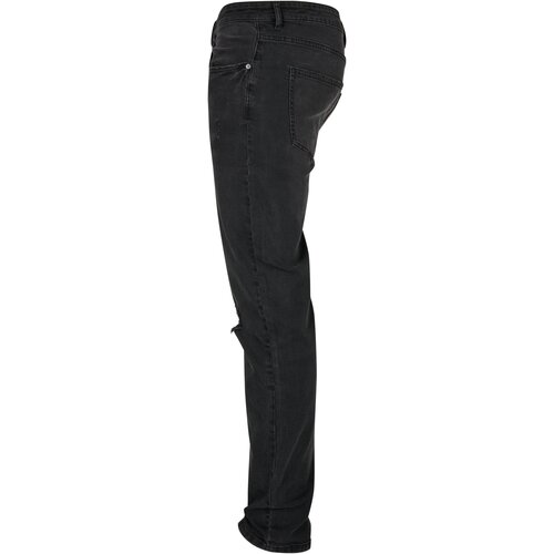 Urban Classics Distressed Stretch Denim Pants black destroyed washed 30