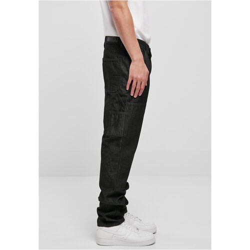 Urban Classics Double Knee Jeans realblack washed 36