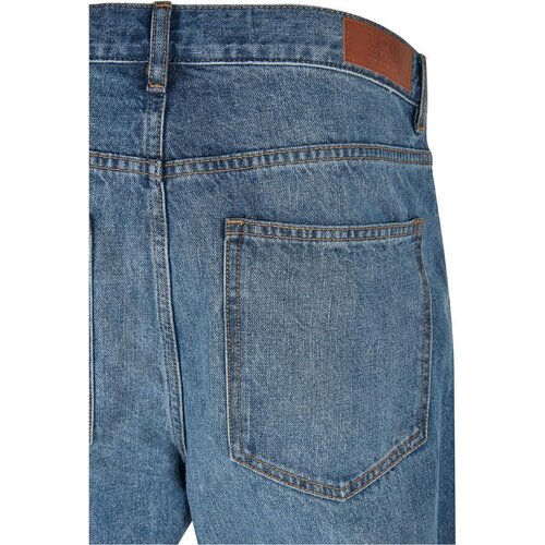 Urban Classics Cropped Tapered Jeans middeepblue 30