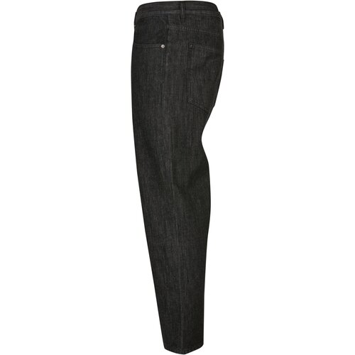 Urban Classics Cropped Tapered Jeans realblack washed 32