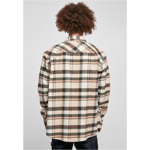 Urban Classics Checked Mountain Shirt softseagrass/bottlegreen L