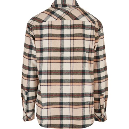 Urban Classics Checked Mountain Shirt softseagrass/bottlegreen L