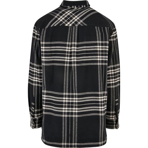 Urban Classics Long Oversized Checked Summit Shirt black 5XL