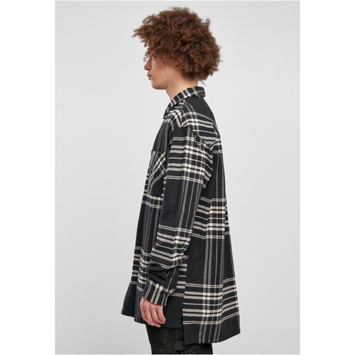 Urban Classics Long Oversized Checked Summit Shirt black L