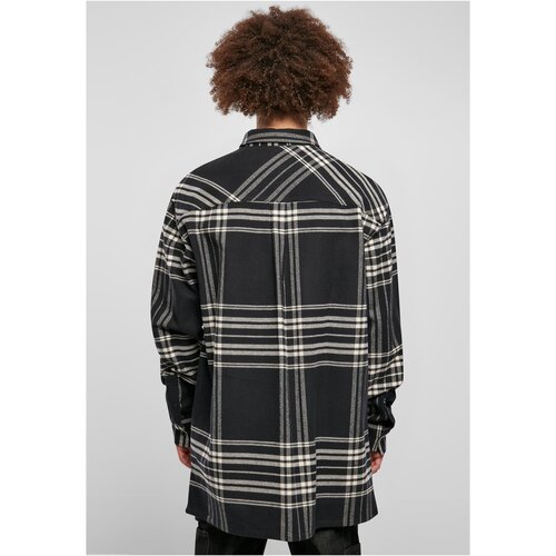 Urban Classics Long Oversized Checked Summit Shirt black L