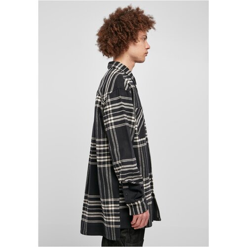 Urban Classics Long Oversized Checked Summit Shirt black L